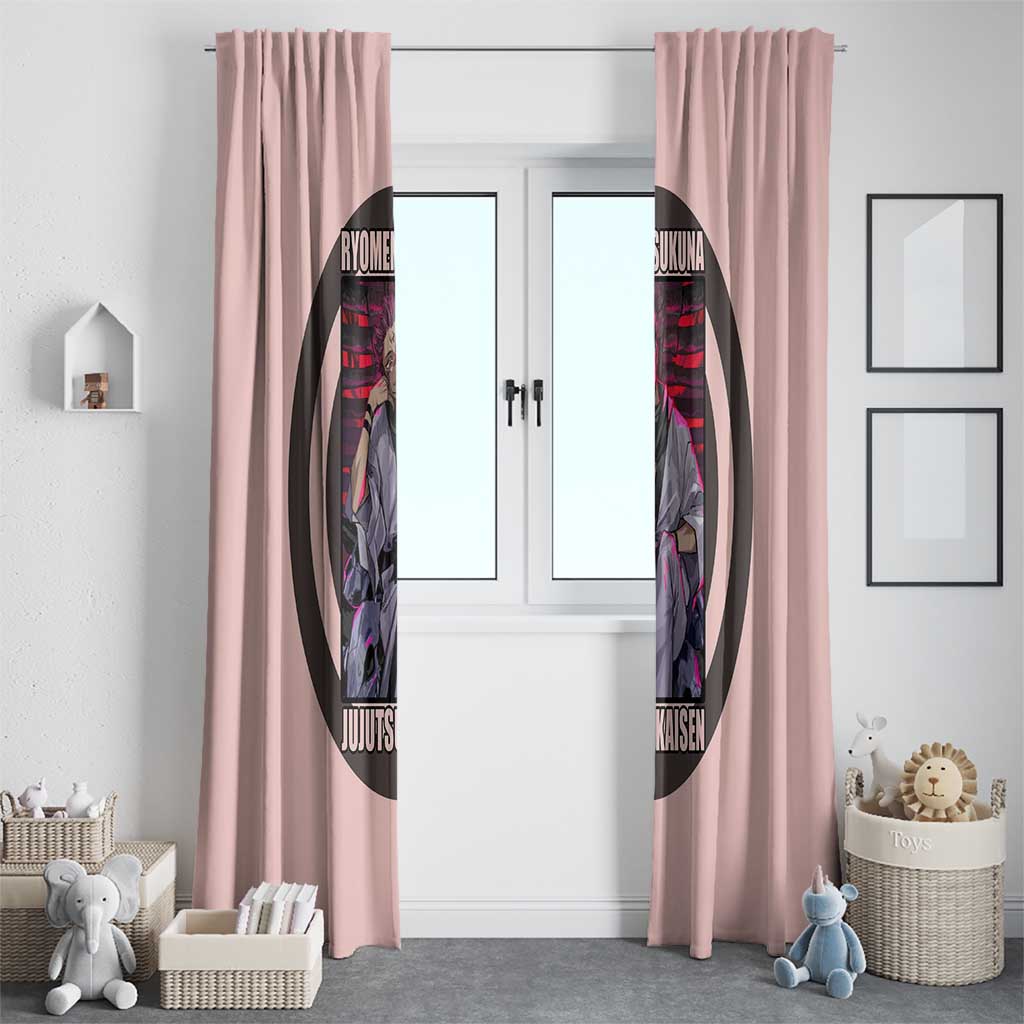 Ryomen Sukuna - Jujutsu Kaisen Window Curtain Anime Style