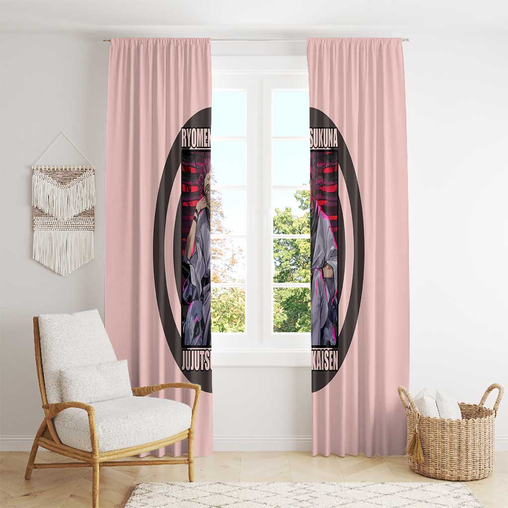 Ryomen Sukuna - Jujutsu Kaisen Window Curtain Anime Style