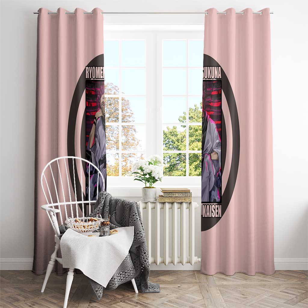 Ryomen Sukuna - Jujutsu Kaisen Window Curtain Anime Style