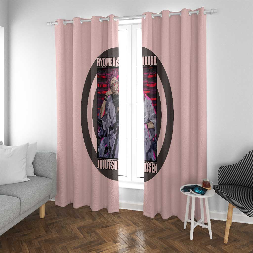 Ryomen Sukuna - Jujutsu Kaisen Window Curtain Anime Style