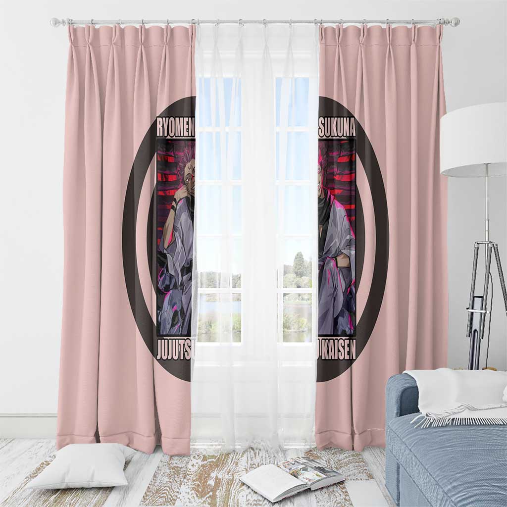 Ryomen Sukuna - Jujutsu Kaisen Window Curtain Anime Style