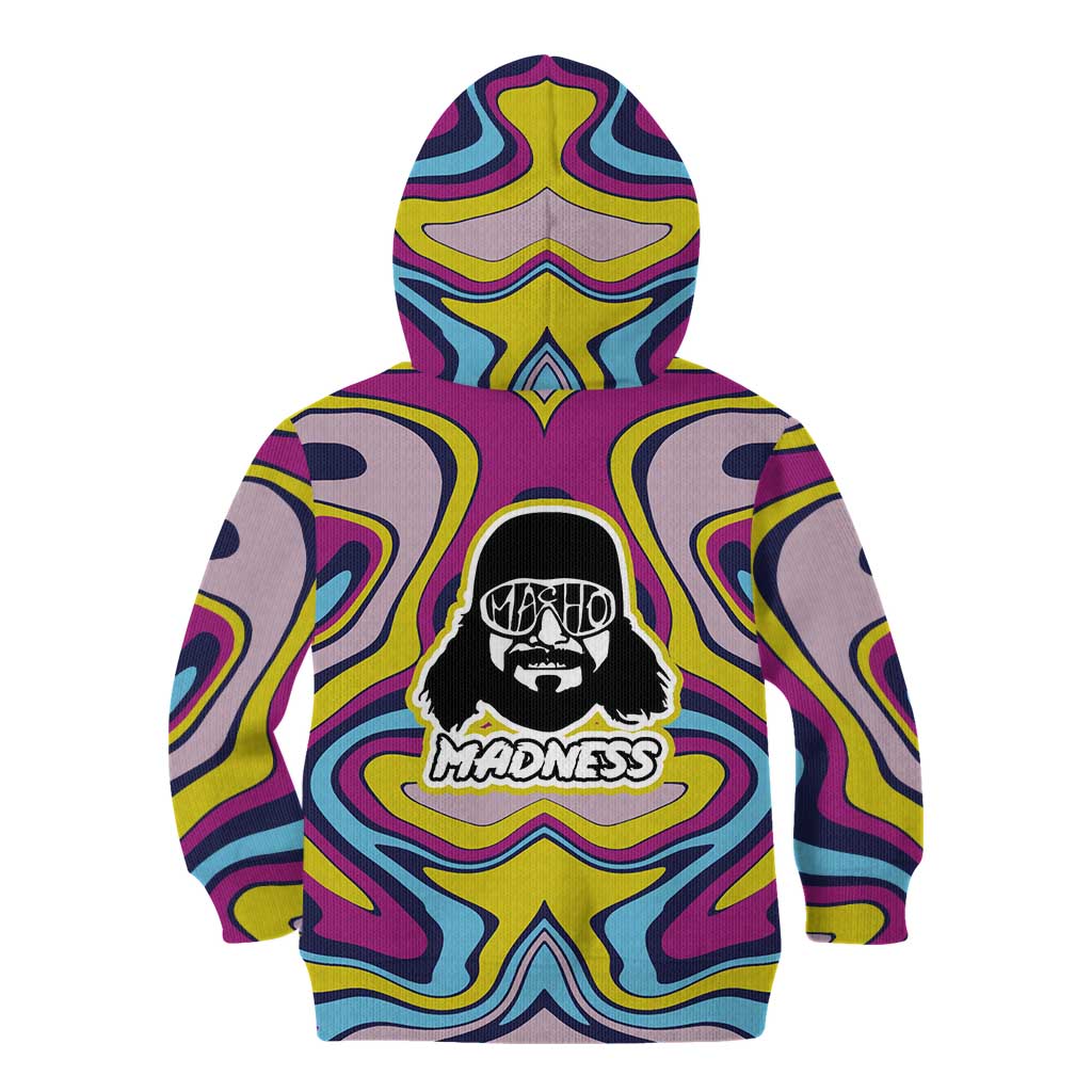 The Cream of the Crop Trippy Randy Savage Pop Culture Kid Hoodie Anime Style