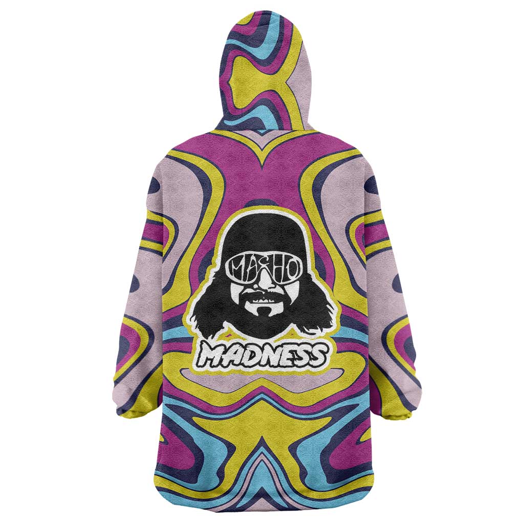 The Cream of the Crop Trippy Randy Savage Pop Culture Wearable Blanket Hoodie Anime Style