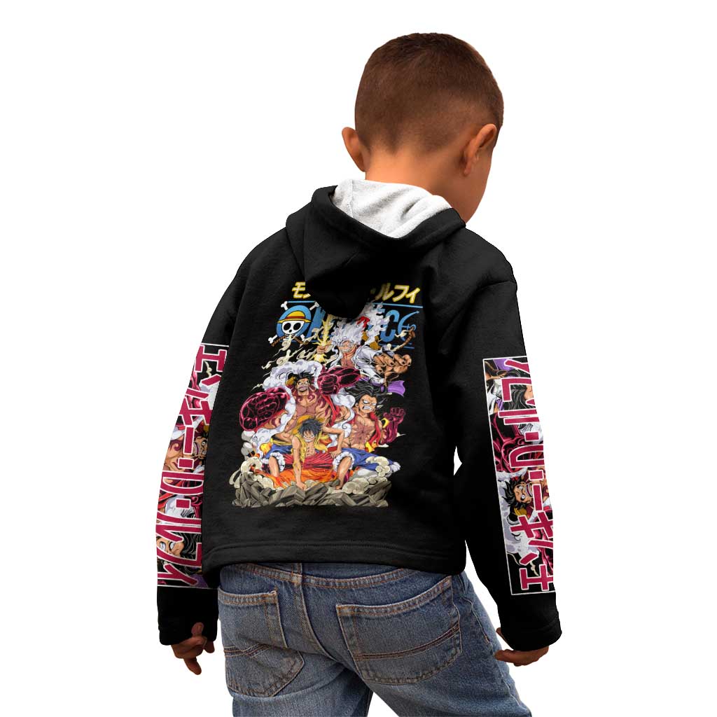 Monkey D. Luffy One Piece Kid Hoodie Anime Style