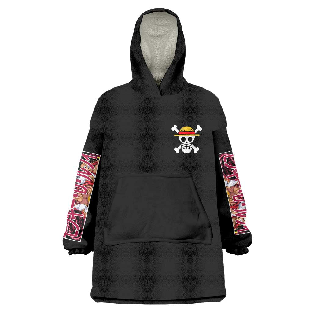 Monkey D. Luffy One Piece Wearable Blanket Hoodie Anime Style