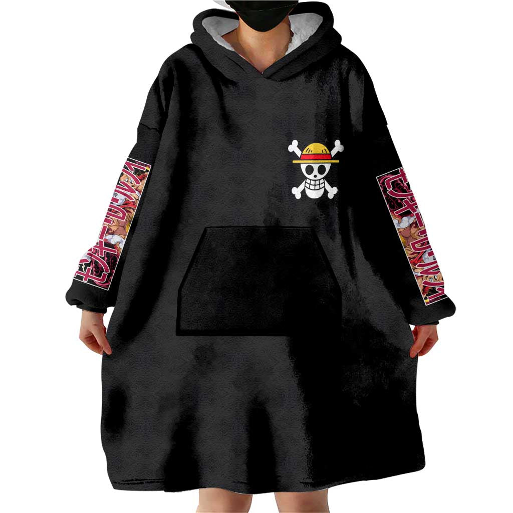 Monkey D. Luffy One Piece Wearable Blanket Hoodie Anime Style