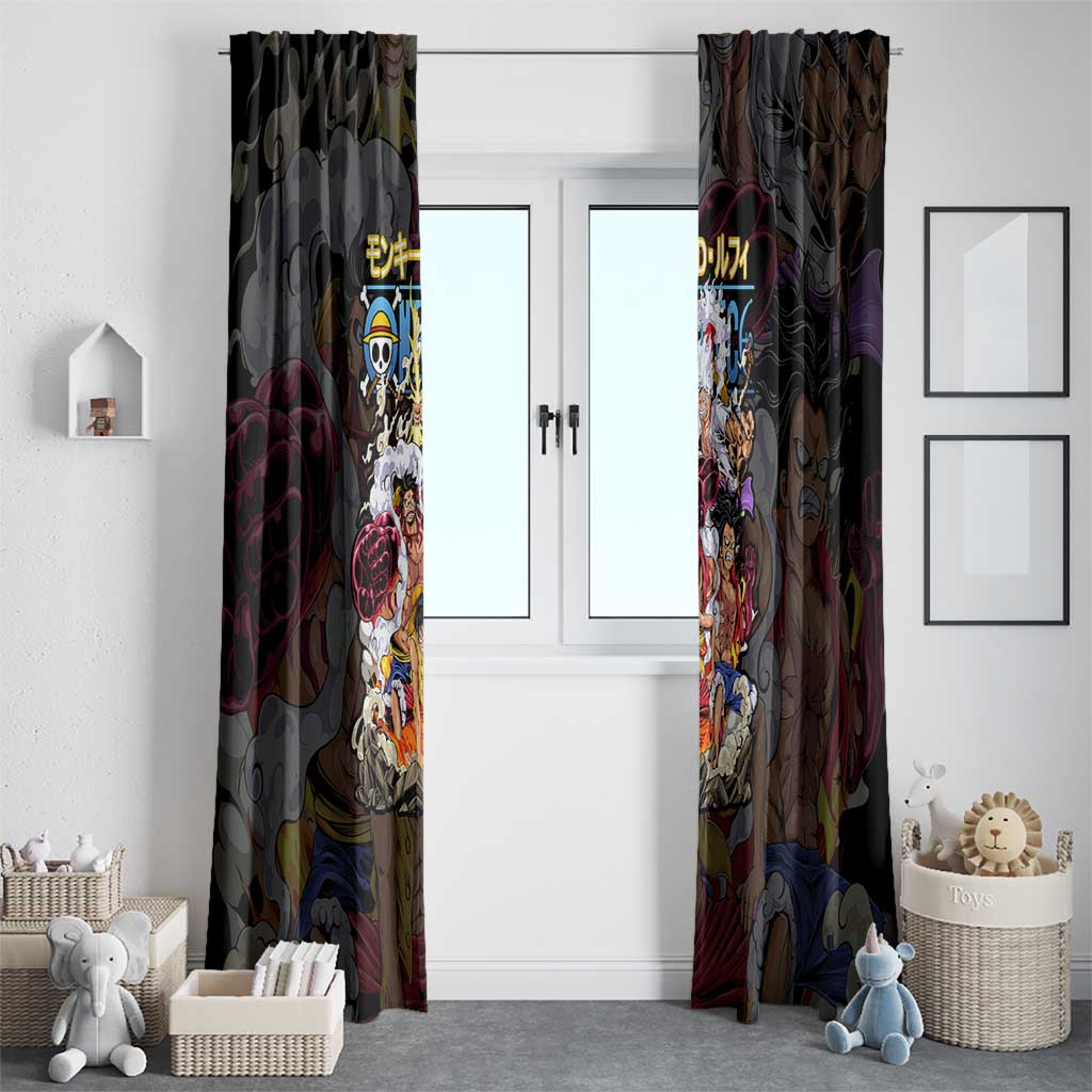 Monkey D. Luffy One Piece Window Curtain Anime Style