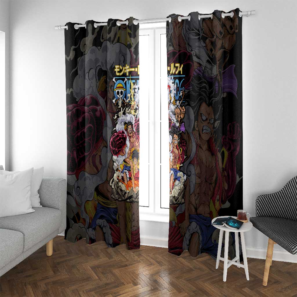 Monkey D. Luffy One Piece Window Curtain Anime Style