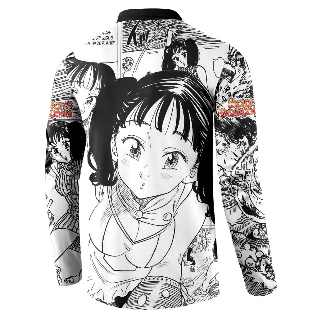 Diane - Nanatsu No Taizai Button Sweatshirt Anime Mix Manga Style