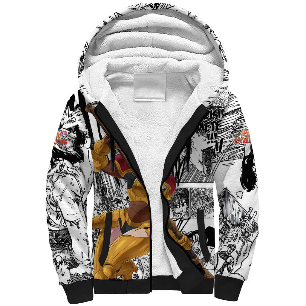 Diane - Nanatsu No Taizai Sherpa Hoodie Anime Mix Manga Style