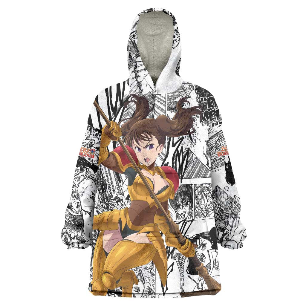 Diane - Nanatsu No Taizai Wearable Blanket Hoodie Anime Mix Manga Style