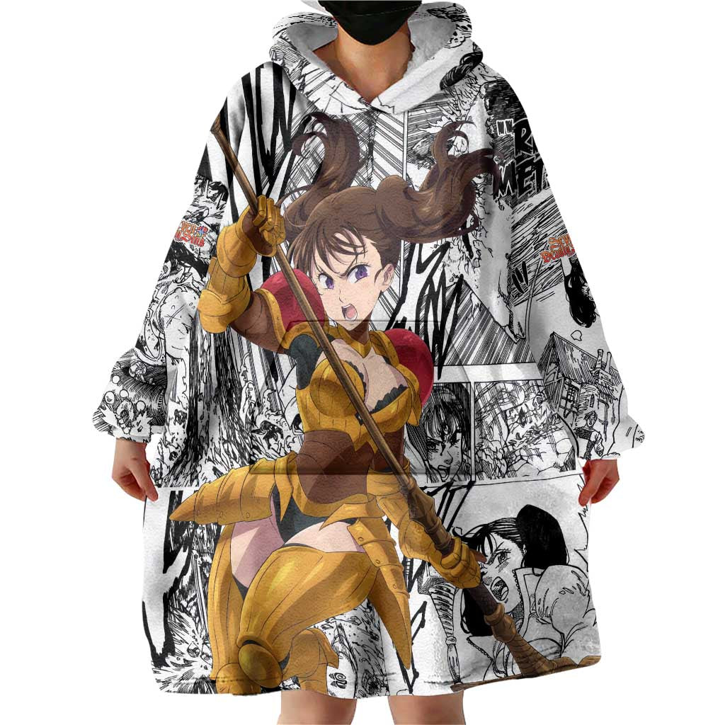 Diane - Nanatsu No Taizai Wearable Blanket Hoodie Anime Mix Manga Style