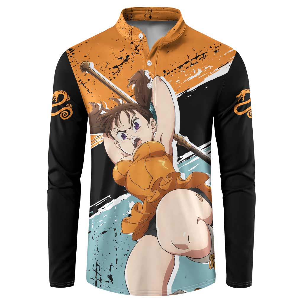 Diane - Nanatsu No Taizai Button Sweatshirt Anime Style