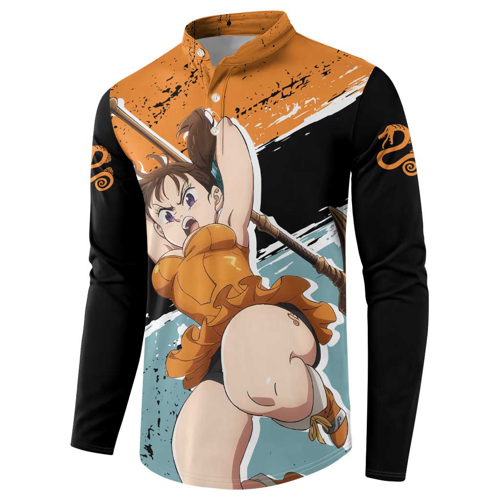Diane - Nanatsu No Taizai Button Sweatshirt Anime Style