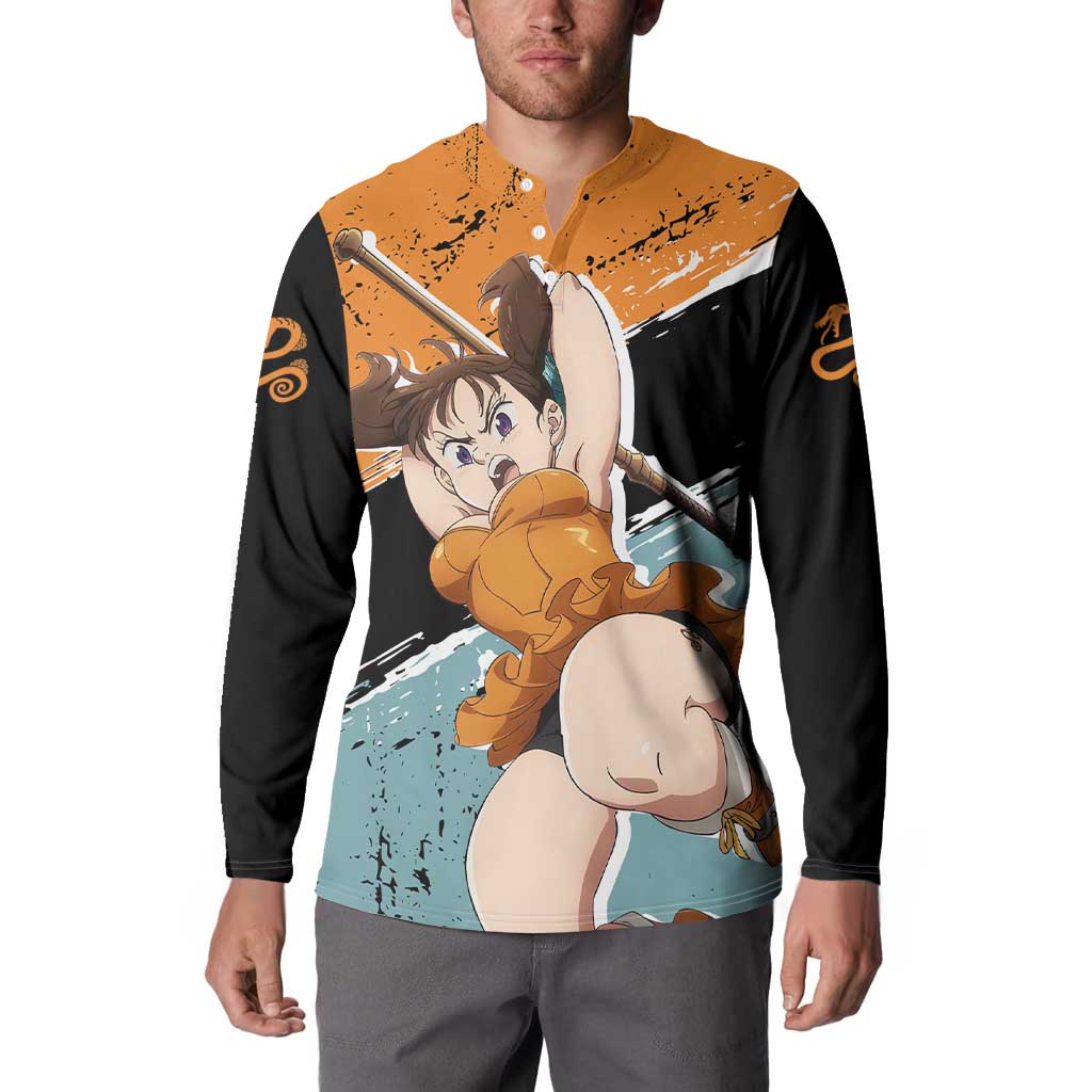 Diane - Nanatsu No Taizai Button Sweatshirt Anime Style