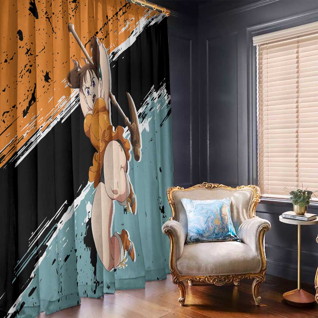 Diane - Nanatsu No Taizai Window Curtain Anime Style