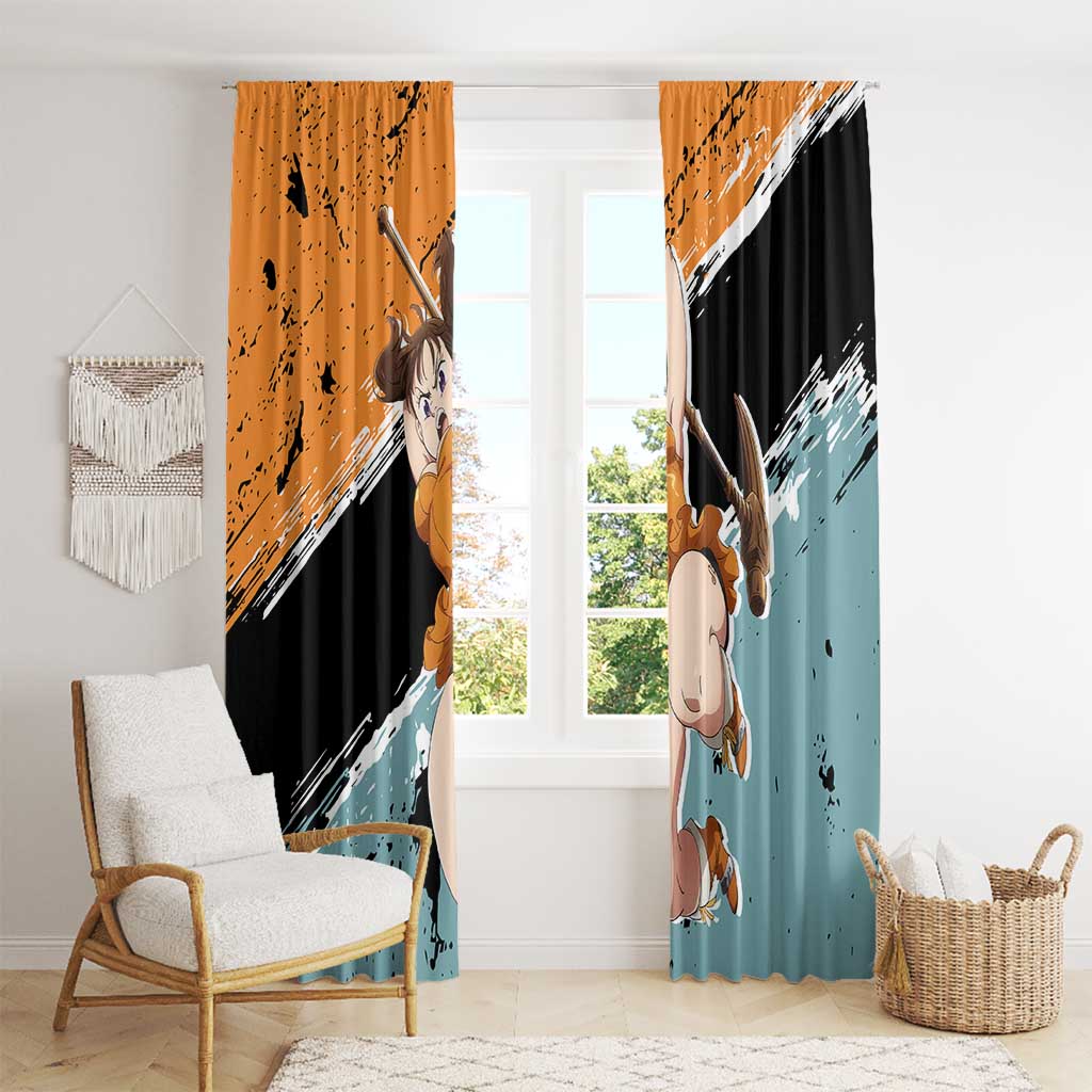 Diane - Nanatsu No Taizai Window Curtain Anime Style
