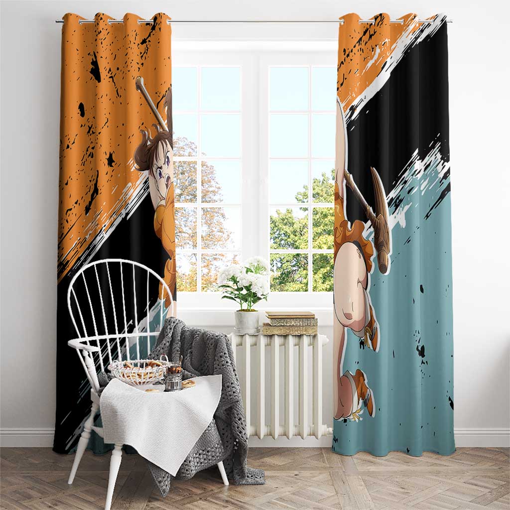 Diane - Nanatsu No Taizai Window Curtain Anime Style