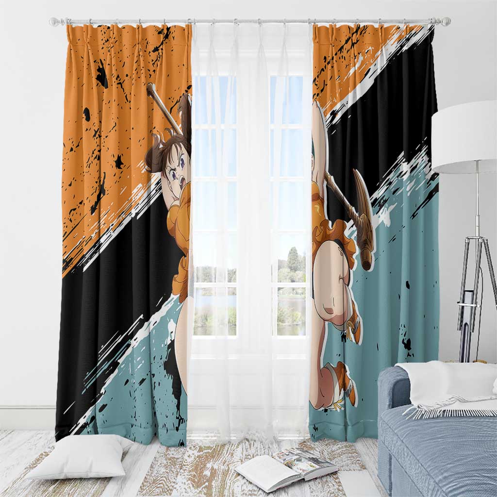Diane - Nanatsu No Taizai Window Curtain Anime Style