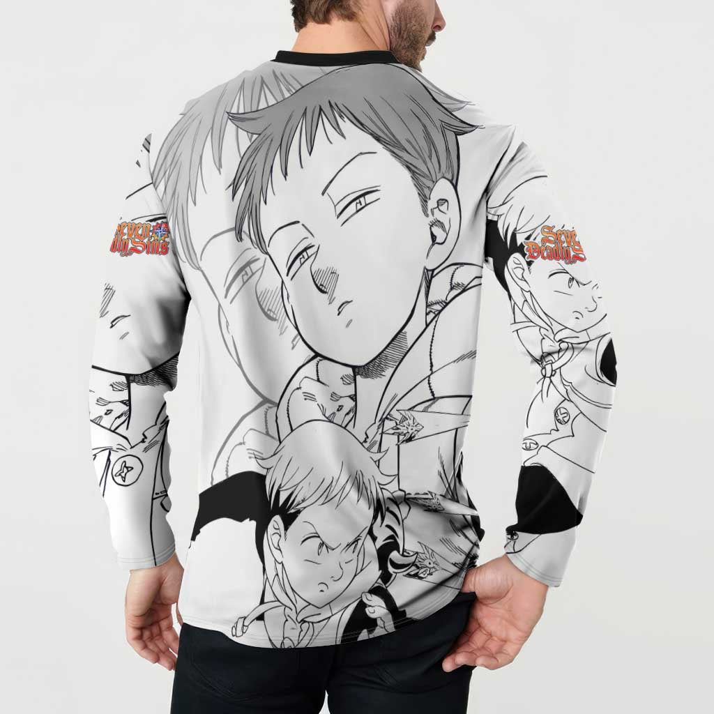 King - Nanatsu No Taizai Button Sweatshirt Anime Mix Manga Style