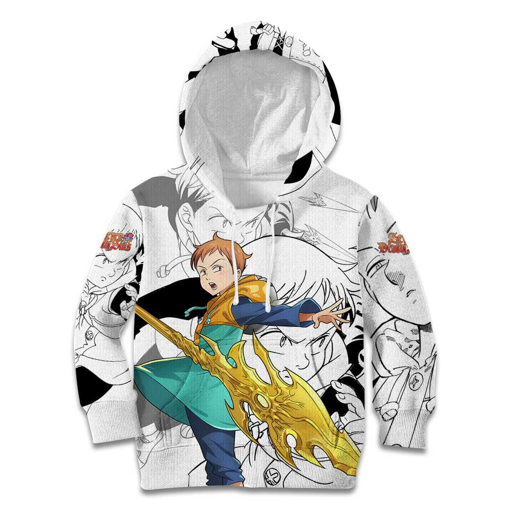 King - Nanatsu No Taizai Kid Hoodie Anime Mix Manga Style