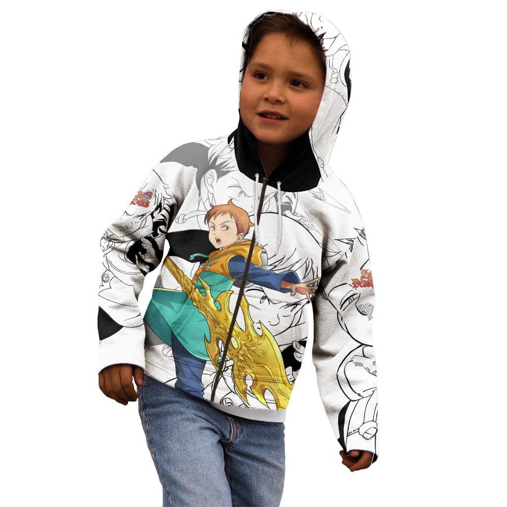 King - Nanatsu No Taizai Kid Hoodie Anime Mix Manga Style