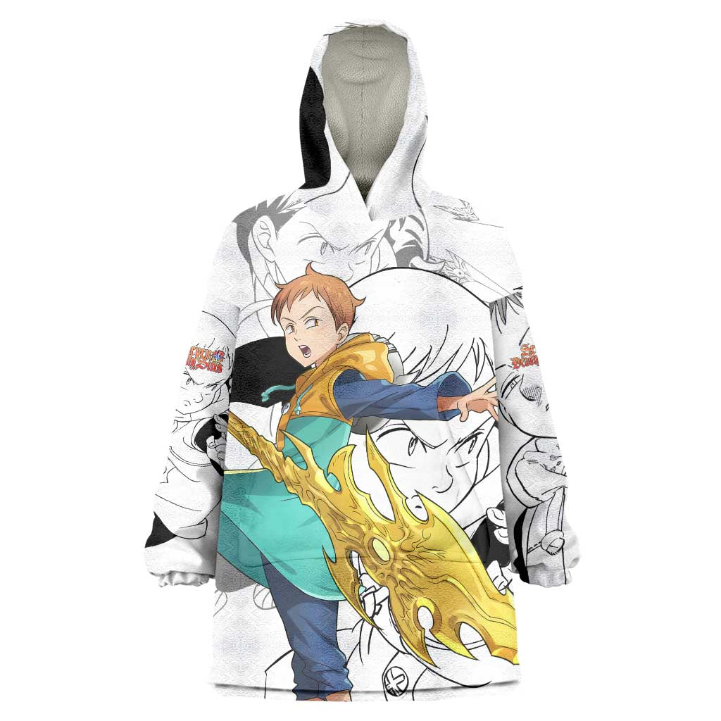 King - Nanatsu No Taizai Wearable Blanket Hoodie Anime Mix Manga Style