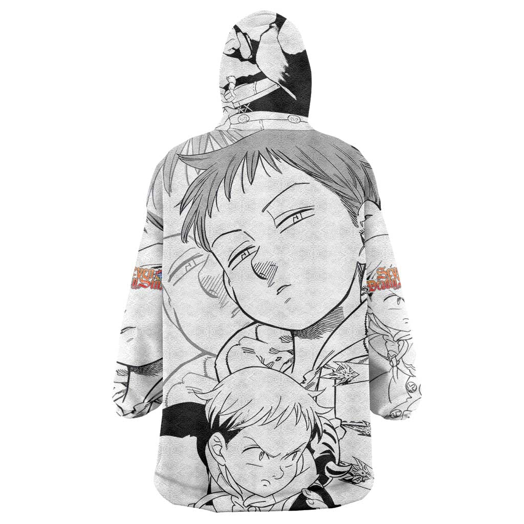 King - Nanatsu No Taizai Wearable Blanket Hoodie Anime Mix Manga Style