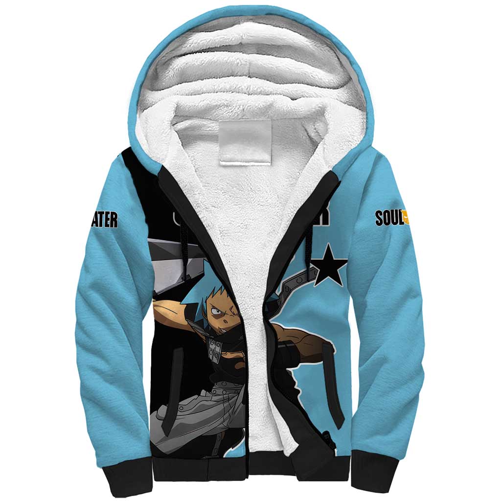 Black Star - Soul Eater Sherpa Hoodie Anime Style
