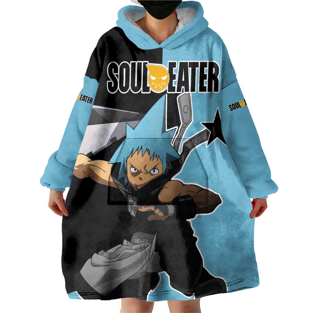 Black Star - Soul Eater Wearable Blanket Hoodie Anime Style
