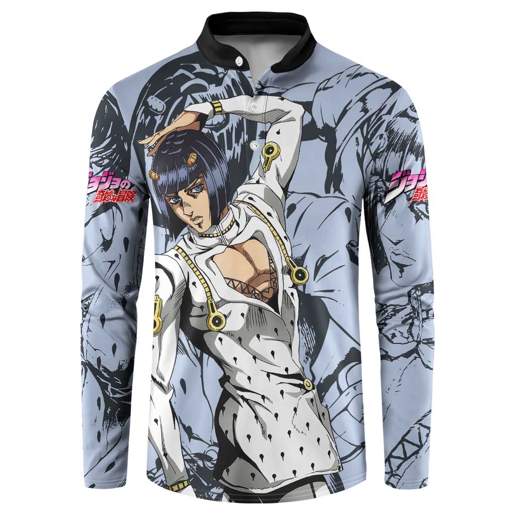 Bruno Bucciarati - Jojo Bizarre Adventure Button Sweatshirt Anime Style