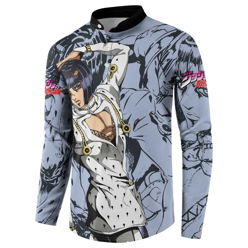 Bruno Bucciarati - Jojo Bizarre Adventure Button Sweatshirt Anime Style