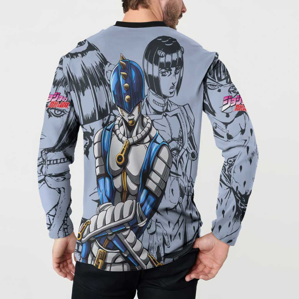 Bruno Bucciarati - Jojo Bizarre Adventure Button Sweatshirt Anime Style