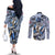 Bruno Bucciarati - Jojo Bizarre Adventure Couples Matching Off The Shoulder Long Sleeve Dress and Long Sleeve Button Shirt Anime Style