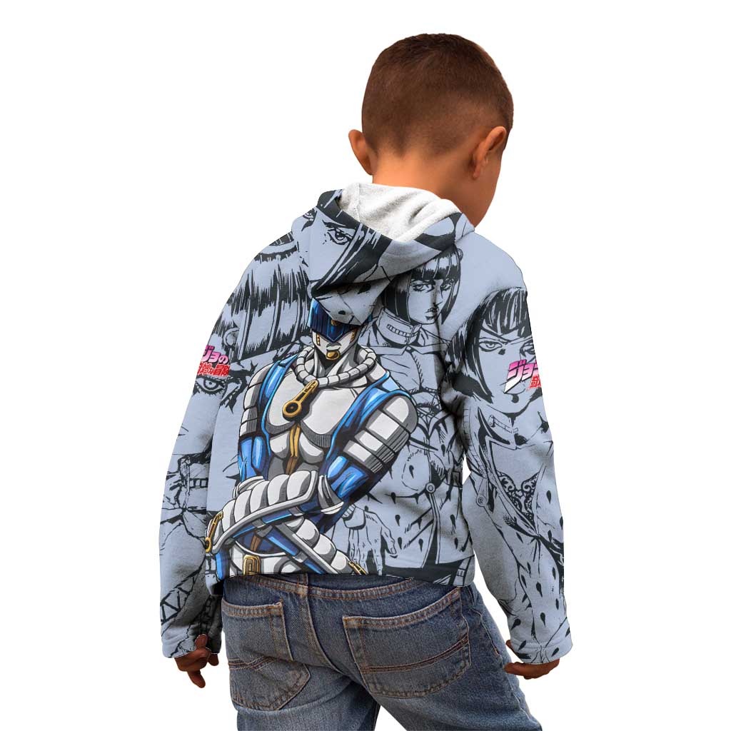 Bruno Bucciarati - Jojo Bizarre Adventure Kid Hoodie Anime Style