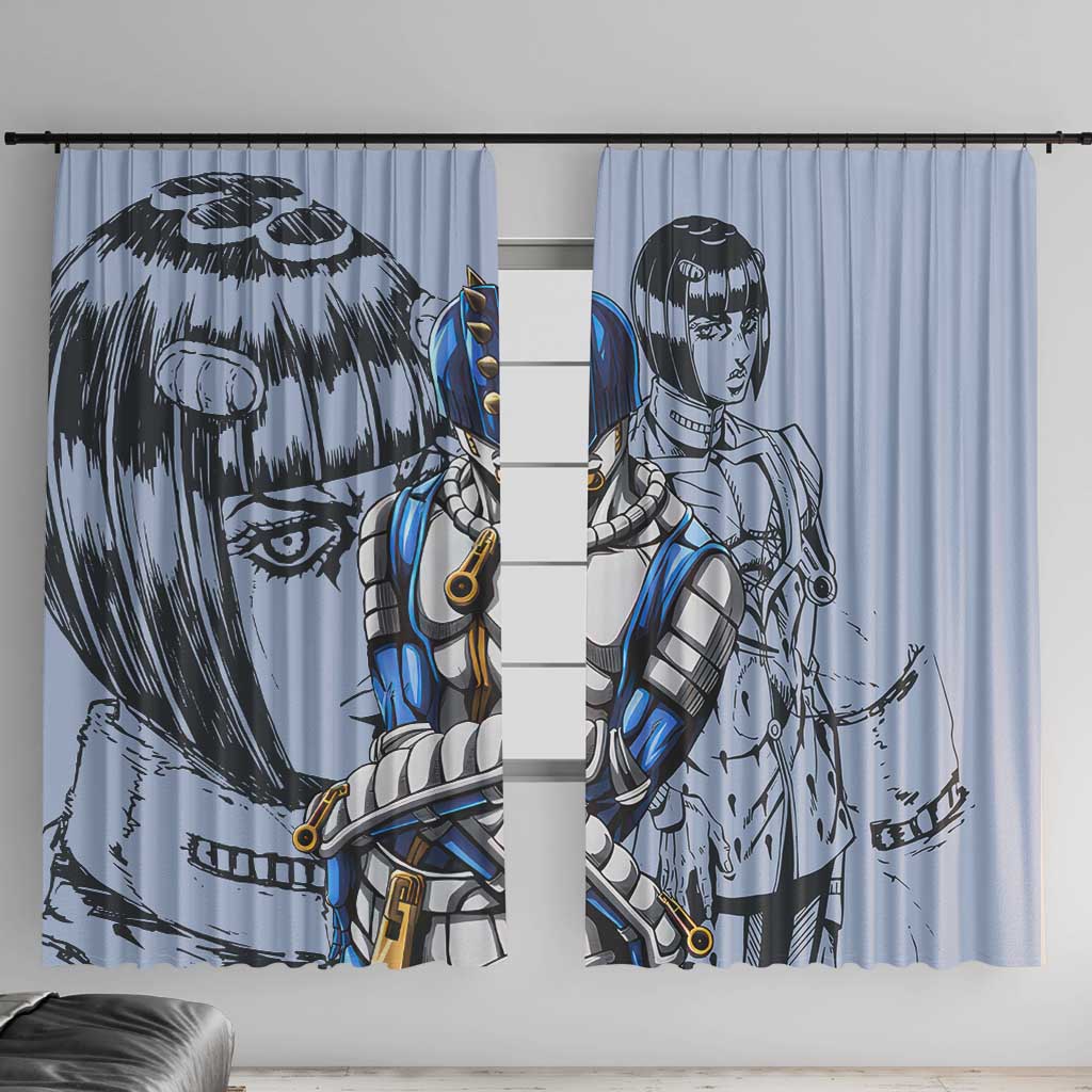 Bruno Bucciarati - Jojo Bizarre Adventure Window Curtain Anime Style