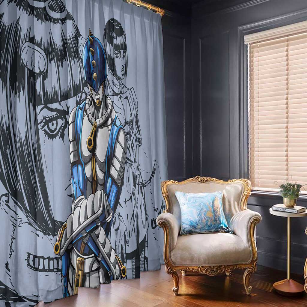 Bruno Bucciarati - Jojo Bizarre Adventure Window Curtain Anime Style