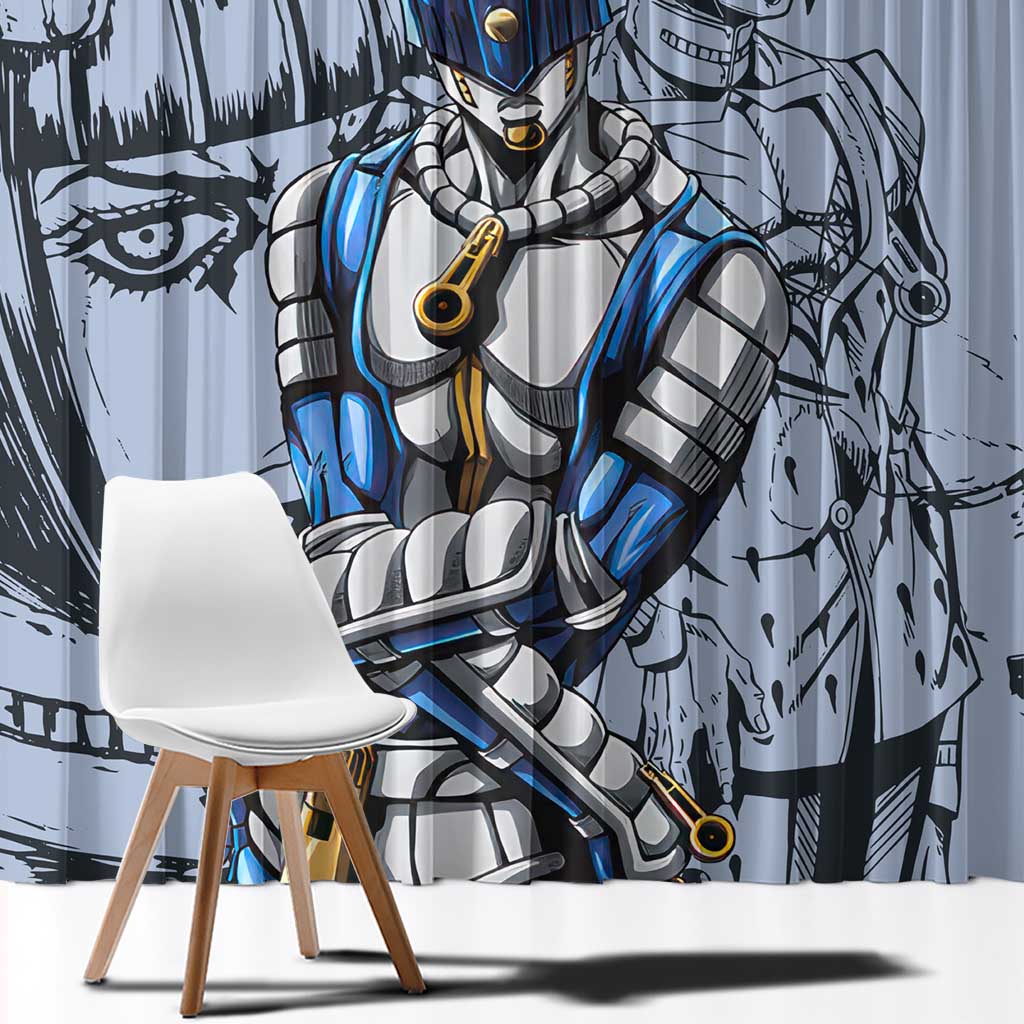 Bruno Bucciarati - Jojo Bizarre Adventure Window Curtain Anime Style