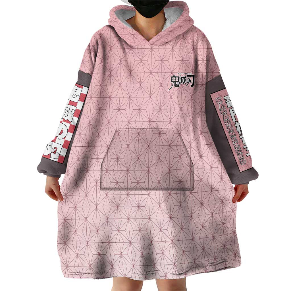 Kamado Nezuko Haori Demon Slayer Wearable Blanket Hoodie Anime Style