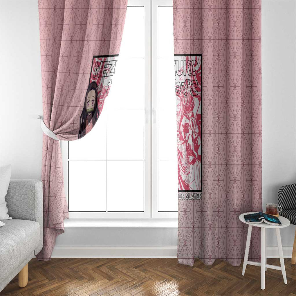 Kamado Nezuko Haori Demon Slayer Window Curtain Anime Style