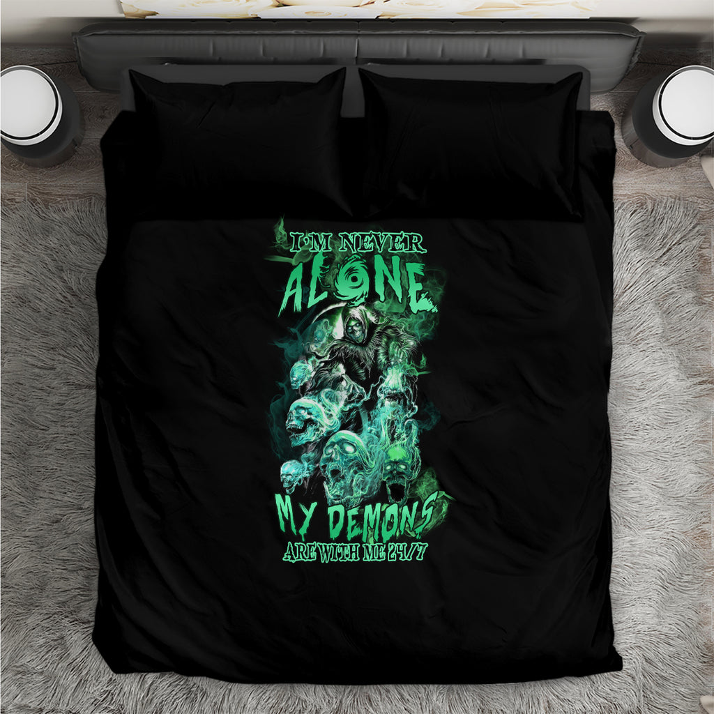 im-never-alone-skull-reaper-bedding-set