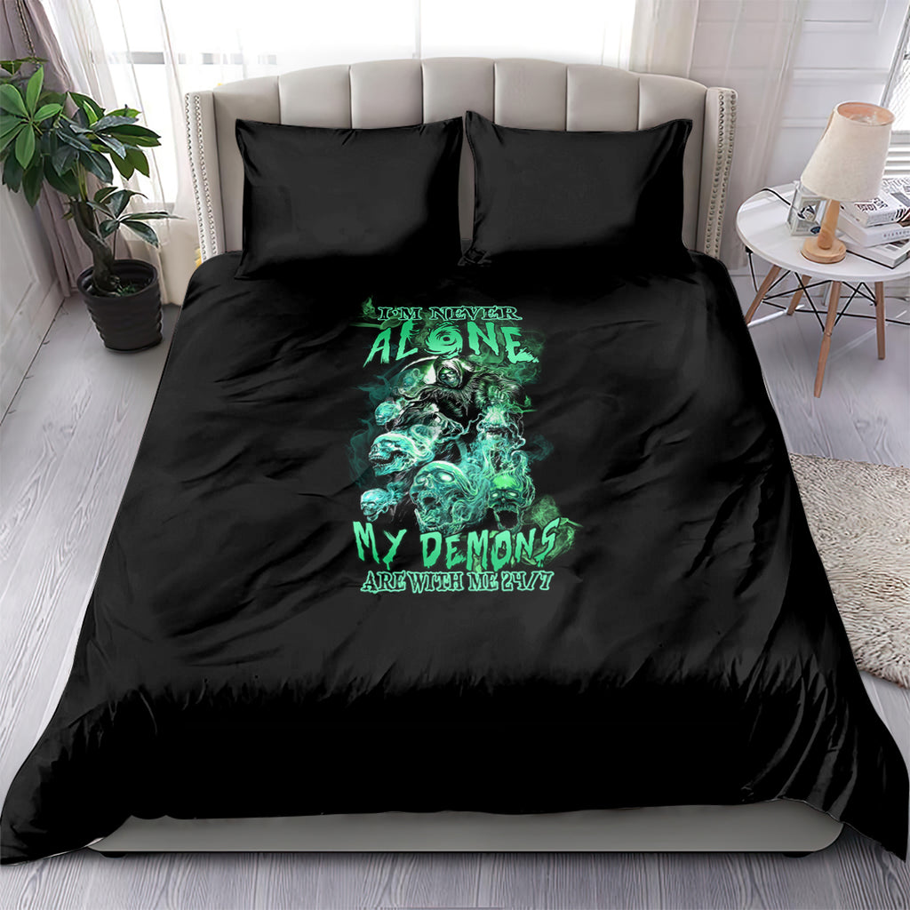 im-never-alone-skull-reaper-bedding-set