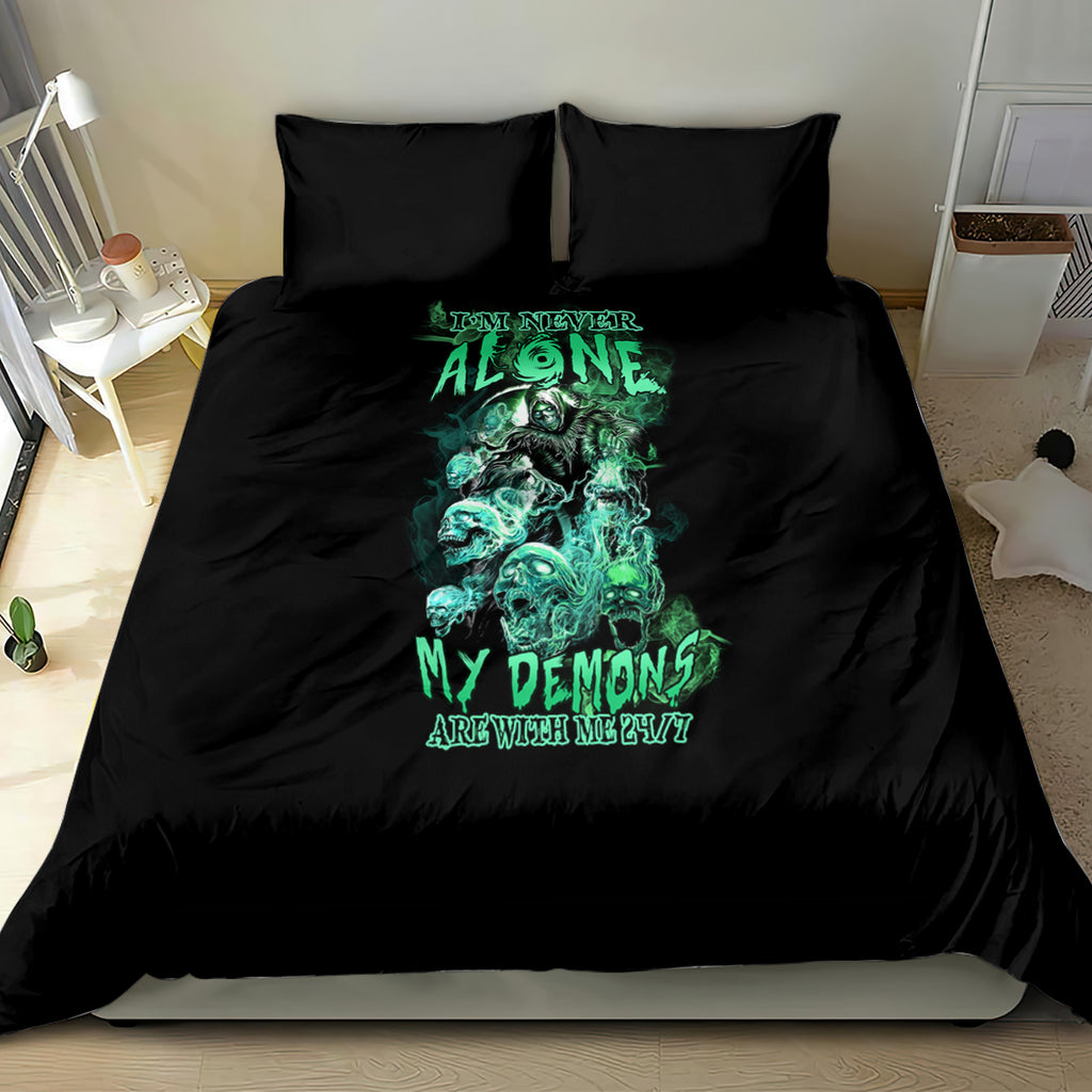 im-never-alone-skull-reaper-bedding-set