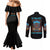 my-give-a-f-tiki-skull-couples-matching-mermaid-dress-and-long-sleeve-button-shirt