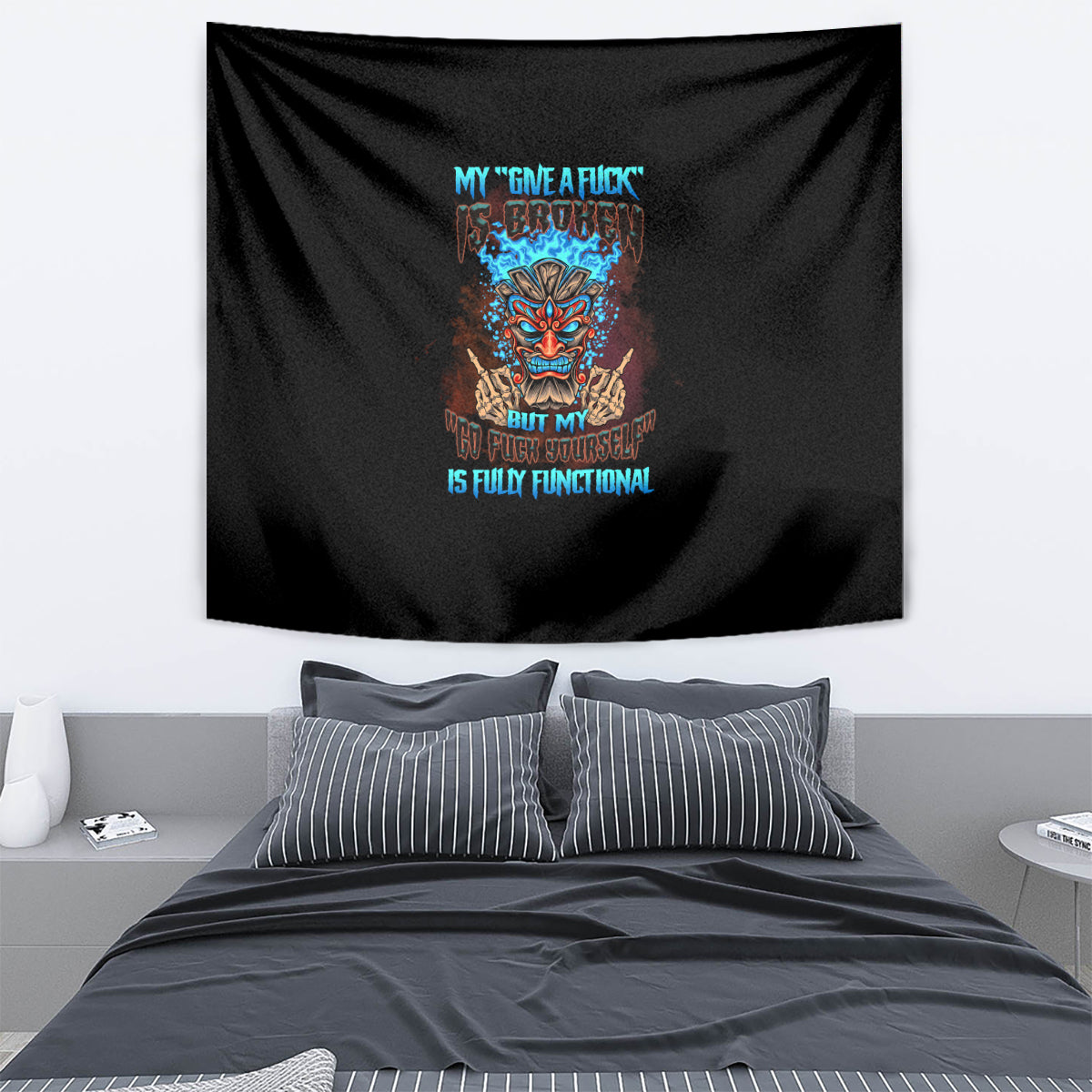 my-give-a-f-tiki-skull-tapestry