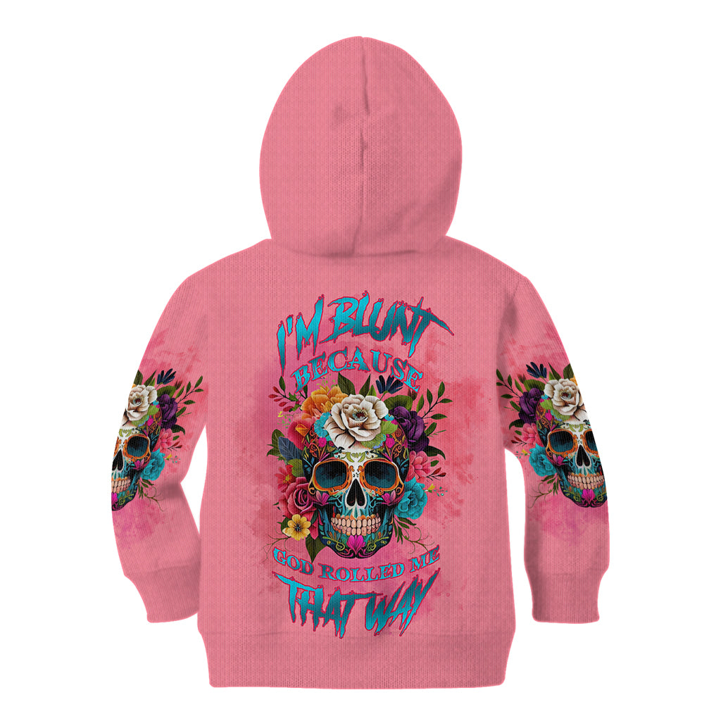 im-blunt-because-god-rolled-me-kid-hoodie