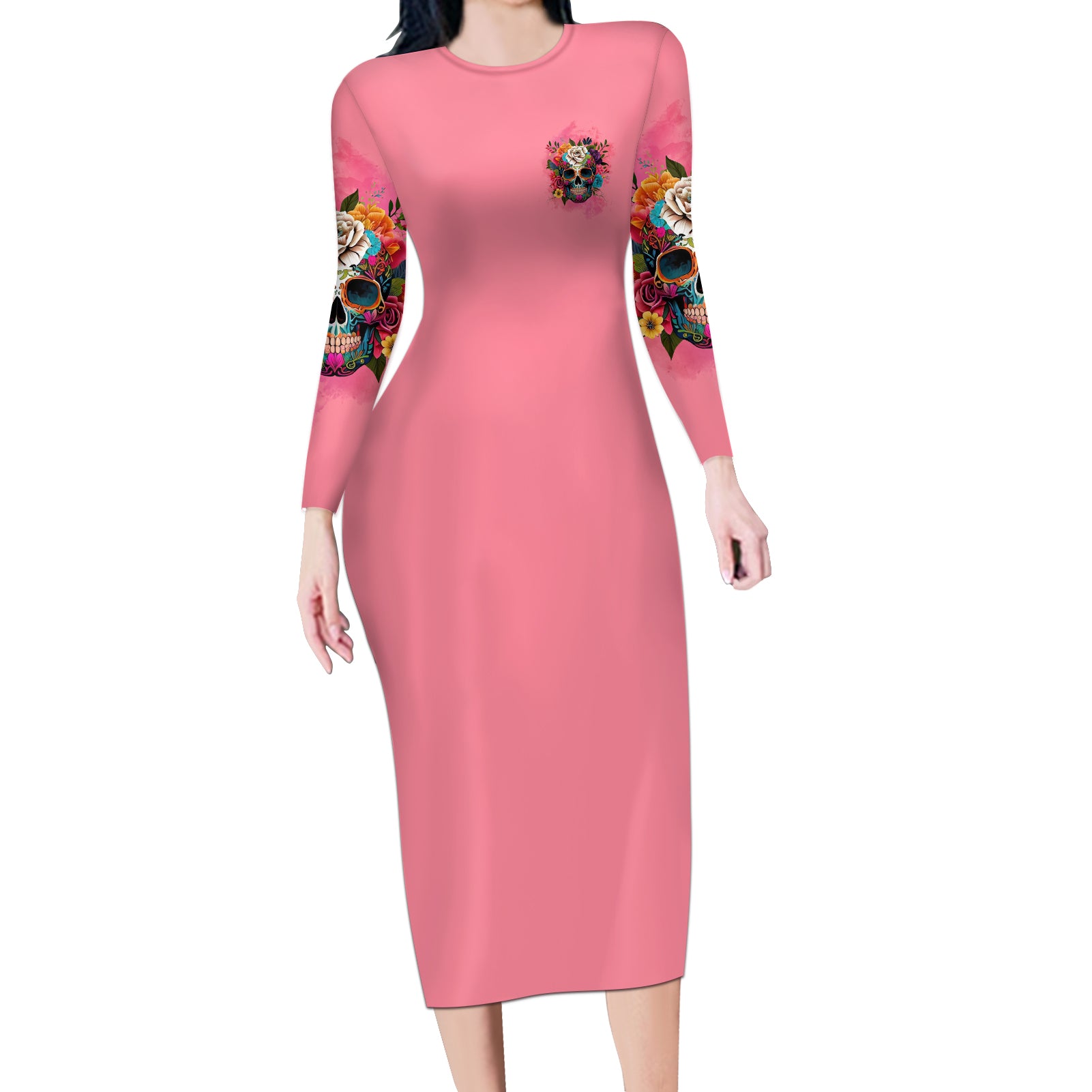 im-blunt-because-god-rolled-me-long-sleeve-bodycon-dress