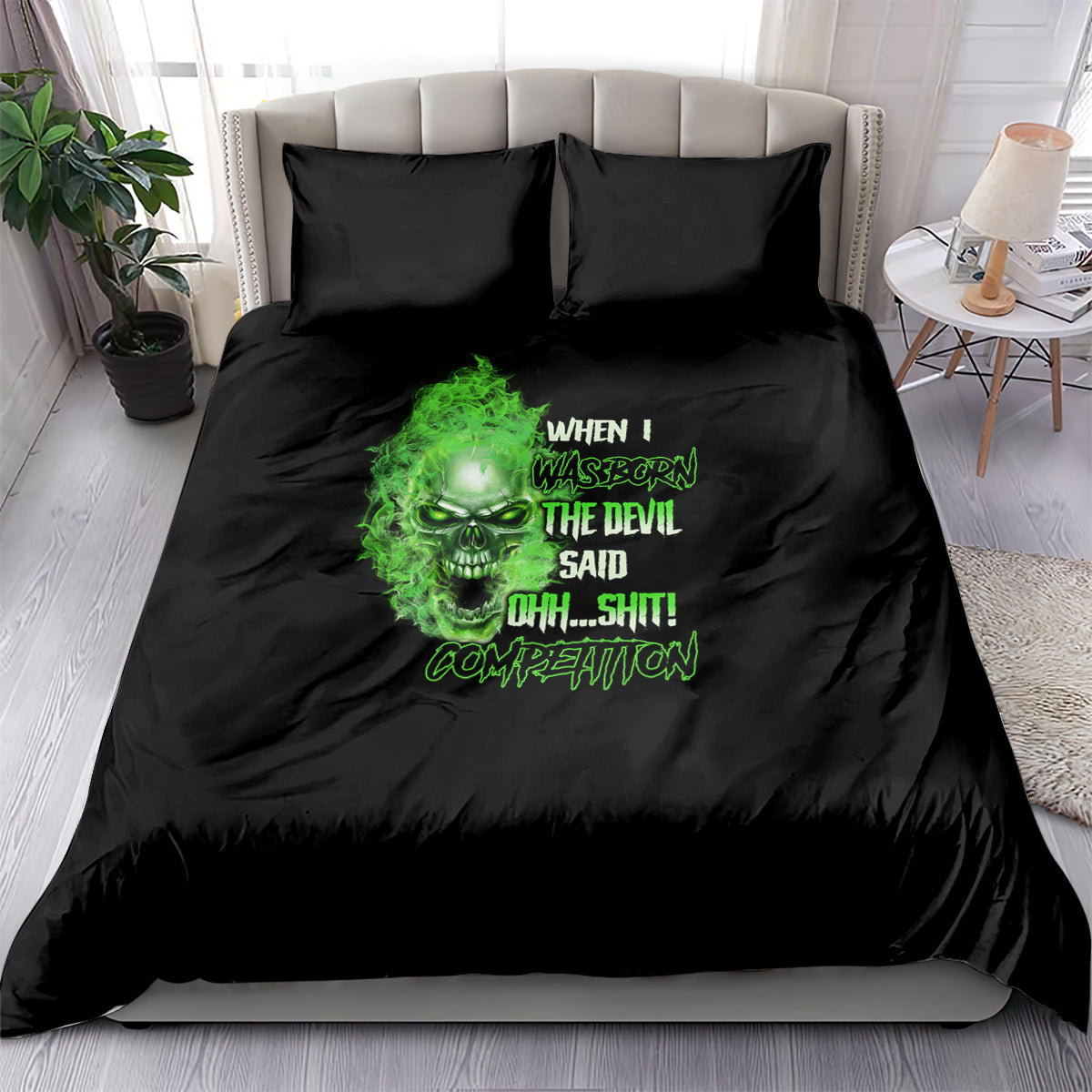when-i-was-born-skull-bedding-set