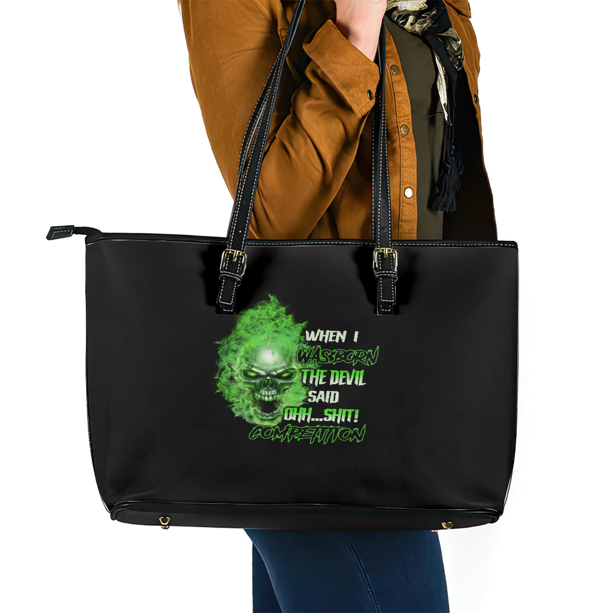 when-i-was-born-skull-leather-tote-bag