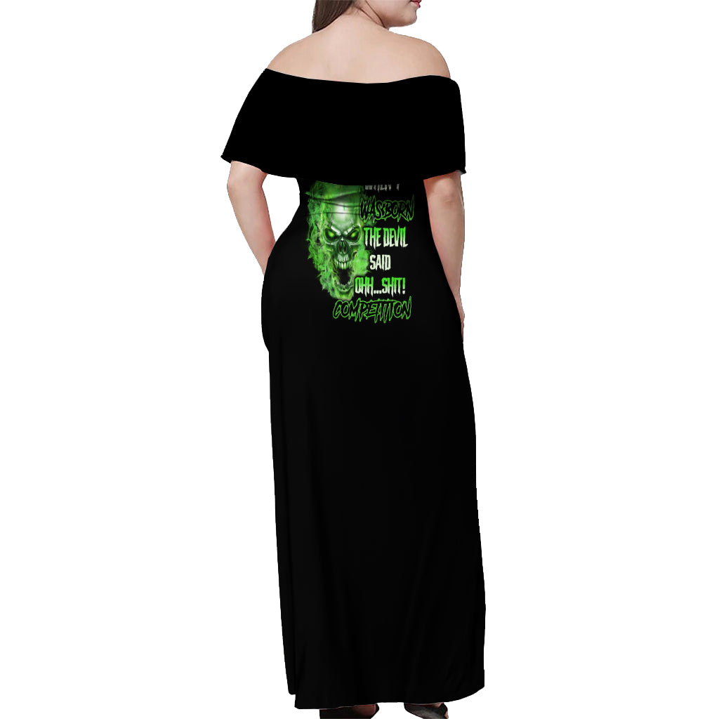 when-i-was-born-skull-off-shoulder-maxi-dress